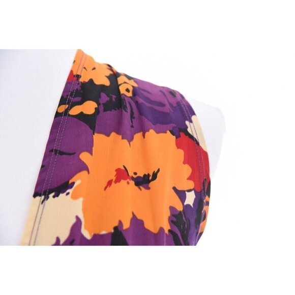 Lularoe Joy Floral Art-to-Wear Colorful Vest Duster Cardigan Unicorn Women Sz S - Picture 5 of 11